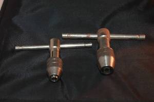 lot 47 image: TOTAL OF 2&nbsp T-HANDLE TAP WRENCHES  ONE IS GENERAL No.166&nbsp
