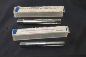 lot 75 image: TOTAL OF 2 REGAL CUTTING TOOL, HSS 4 FLUTE PLUG TAPS ,&nbsp 6263-44792 ( 14-28) &amp 6261-37481 ( 38-16)&nbsp