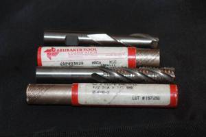 lot 76 image: TOTAL OF 2 BRUBAKER TOOL HSS FLUTE END MILLS ,&nbsp 74429 &amp 93929&nbsp