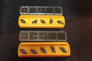 lot 117 image: TOTAL OF 2 -(5PC PER BOX ) KENNAMETAL KC5025 CARBIDE MILLING INSERTS  SEE PICS&nbsp