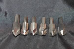 lot 119 image: TOTAL OF 6 HSS FLUTE COUNTERSINKS  SEE PICS&nbsp
