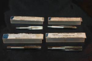 lot 123 image: TOTAL OF 4 REGAL CUTTING TOOLS BOTTOM HAND TAP&nbsp  PLUG TAPS TAPER TAPS  SEE PICS&nbsp