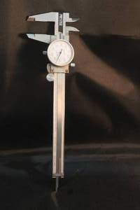 lot 146 image: PRESTIGE STAINLESS HARDENED SHOCK PROOF DIAL 6 CALIPER&nbsp