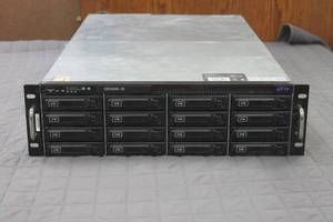 lot 28 image: AVID TECHNOLOGY&nbsp ISIS 5000-32 SHARED MEDIA&nbsp 16 BAY&nbsp RACKSTATION&nbsp 7020-30085-XX WITH (16 )- 2TB STORAGE CAPACITY HARD DRIVES&nbsp