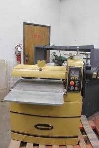 lot 49 image: POWERMATIC&nbsp PM2244 DRUM SANDER WITH LOT OF&nbsp POWERMATIC PRECUT ABRASIVE STRIPS&nbsp PM2244&nbsp