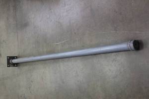 lot 96 image: TOTAL OF 3 INDUSTRIAL TALL&nbsp POLES WITH SQUARE BASE  SEE PICS&nbsp