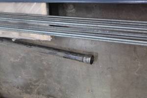 lot 99 image: TOTAL OF 11 10FT&nbsp STAILESS STEEL THREADED RODS&nbsp