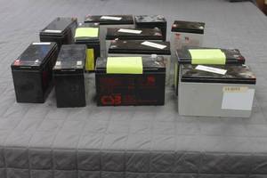 lot 123 image: TOTAL OF 13 ASSORTED BRAND BATTERIES  DEAD &amp BAD