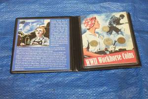 lot 77 image: FIRST COMMEMORATIVE MINT WWII WORKHORSE COINS IN CASE WITH COA  SEE PICS&nbsp