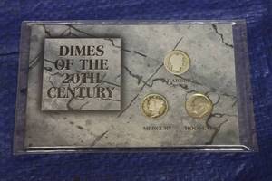 lot 79 image: THE MORGAN MINT DIMES OF THE 20TH CENTURY -&nbsp BARBER, MURCURY,ROOSEVELT&nbsp