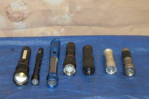 lot 88 image: TOTAL OF 7 ASSORTED BRAND LED FLASHLIGHTS  SEE PICS&nbsp