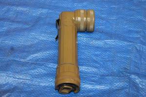 lot 89 image: US MILITARY FULTON&nbsp MX-99AU GREEN RIGHT ANGLE FLASHLIGHT TORCH ARMY LIGHT&nbsp