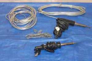 lot 108 image: TOTAL OF 2 SOLDERING GUNS - RADIO SHACK 64-2066A &amp KN-30&nbsp WITH LOT OF SOLDER WIRES  SEE PICS&nbsp