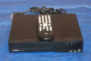 lot 172 image: SANYO DVD PLAYER FWDP105FA WITH REMOTE