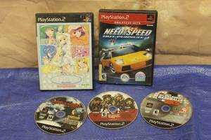 lot 204 image: LOT OF 5 PLAY STATION 2 GAMES&nbsp