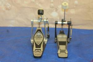 lot 207 image: 2 DRUM FOOT PEDALS KATAMA AND IRON COBRA 200