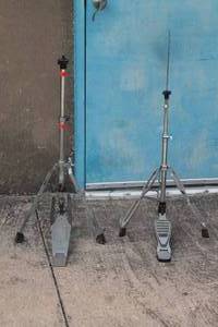 lot 210 image: 2 CYMBALHI HAT STANDS&nbsp