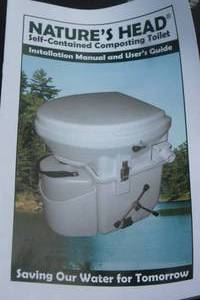 lot 215 image: NEW IN OPEN BOX NATURES HEAD INC. SELF CONTAINED COMPOSITING TOILET IN ORIGINAL OPEN BOX