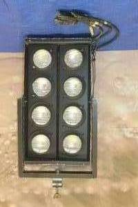 lot 234 image: SHOWTEC STAGE BLINDER 8-LITE TESTED &amp WORK  NEED 3-PIN POWER SUPPLY PLUG  SEE PICS&nbsp