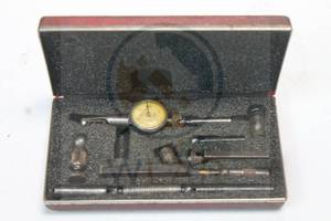lot 22 image: STARRETT No. 711, ( .001 ) LAST WORD DIAL INDICATOR SET&nbsp , IN CASE&nbsp