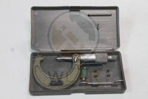 lot 23 image: MITUTOYO OUTSIDE MICROMETER No. 103-178 , 1 -2 IN CASE&nbsp