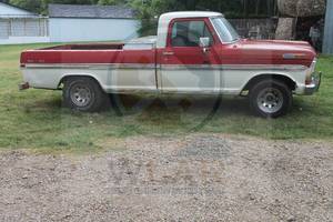 lot 62 image: 1972 FORD F-100 STARTS RUNS AND DRIVE CLEAN TEXAS CERTIFICATE OF TITLE VIN F10YKP29356&nbsp&nbsp&nbspCLICK PIC TO WATCH VIDEO AND READ DISCLAIMER