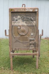lot 72 image: LINCOLN ARC WELDER IDEALARC TM 300300 WITH STAND&nbsp