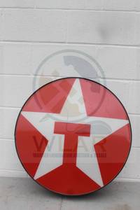 lot 124 image: VINTAGE TEXACO 25 12 DIAM LIGHTED SIGN&nbsp