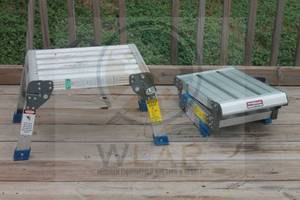 lot 126 image: TOTAL OF 2 HAULMASTER WORKING FOLDAWAY PLATFORMS 6691&nbsp