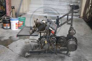 lot 131 image: HUNTER ENGINEERING COMPANY OCL 400 BRAKE LATHE WITH ACCESSORIES , MADE IN ITALY  SEE PICS&nbsp