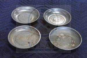 lot 150 image: TOTAL OF 4-MAGNETIC&nbsp TOOL ROUND TRAYS&nbsp