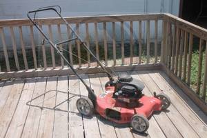 lot 220 image: BRIGGS &amp STRATTON RELIABLE STARTING MTD LAWN MOWER 11A-084E029407-875