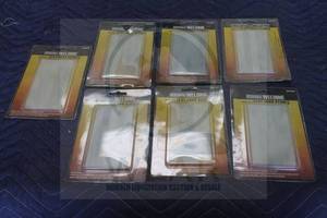 lot 258 image: LOT OF 7 NEWIN PACK CHICAGO ELECTRIC WELDING FLAT SOAP STONES 5 PIECES PER PACK
