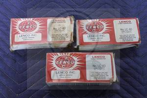 lot 260 image: 3 SETS OF LENCO CABLE CONNECTORS NO LC-40