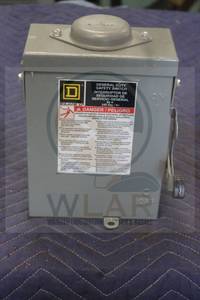 lot 283 image: SQUARE D GENERAL DUTY SAFETY SWITCH 60A 240VAC