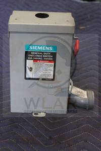 lot 284 image: SIEMENS GENERAL DUTY ENCLOSED SWITCH 60A 240VAC 250VDC