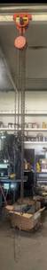 lot 197 image: 2 TON OVERHEAD CRANEHOIST SYSTEM WITH TROLLEY ( WILL BE TAKEN DOWN BEFORE PICK UP)