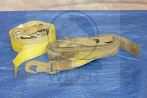 lot 81 image: TOTAL OF 2 HEAVY DUTY RATCHET&nbsp STRAPS&nbsp