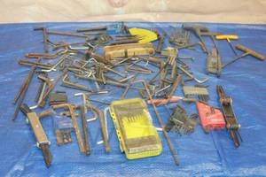 lot 85 image: GENEROUS AMOUNT ASSORTED BRANDSIZE HEX KEYS&nbsp