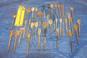 lot 128 image: GENEROUS AMOUNT SPADE BITS&nbsp