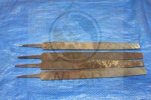 lot 130 image: TOTAL OF 4 ASSORTED BRAND FLAT MILL BASTARD&nbsp FILES 12 - 12 12&nbsp