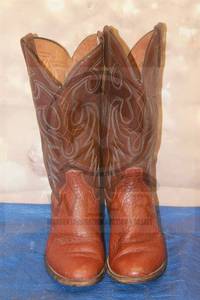 lot 138 image: RENEGADE MEXICO 1253 LEATHER WESTERN BOOTS , SIZE 8 12&nbsp