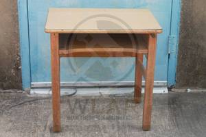 lot 198 image: VINTAGE STUDENT CLASSROOM DESK