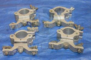 lot 9 image: TOTAL OF 4 MEGA COUPLER CLAMPS&nbsp