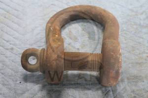 lot 51 image: ANTIQUE D-SHACKLE CHAIN&nbsp ANCHOR SHACKLE&nbsp