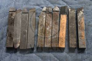 lot 57 image: TOTAL OF 10 LATHE CARBIDE TIPPED&nbsp 3 12 L&nbsp CUTTING BIT&nbsp TOOLS  SEE PICS&nbsp