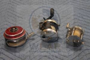 lot 86 image: TOTAL OF 3&nbsp FISHING REELS , SEARS ROEBUCK 535315650 , ABU GARCIA AMBASSADAR 00118SE, PFLUEGER AKRON 1895&nbsp