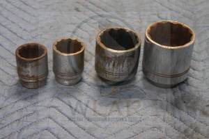 lot 94 image: TOTAL OF 4 WILLIAMS DRIVE&nbsp SHALLOW SOCKETS&nbsp  SEE PICS&nbsp H-1272 ( 2 14)&nbspH-1264 (2)H-1246 (1716)H-1244 ( 1 38)&nbsp