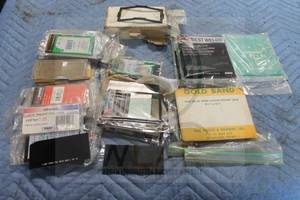 lot 109 image: GENEROUS AMOUNT ASSORTED&nbsp WELDING ACCESSORY LOT -- FILTER LENS, FILTER PLATES , HELMET LENS , GLASS PLATES AND MORE  SEE PICS&nbsp