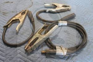 lot 110 image: TOTAL OF 3 WELDING GROUND CLAMP AND CABLE ASSEMBLY&nbsp